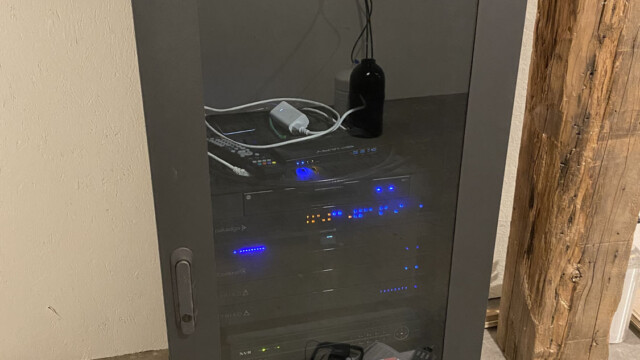 AV Rack with Control4 Equipment Morrison Electric